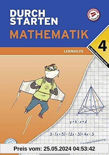 Durchstarten - Mathematik - Mittelschule/AHS - 4. Klasse: Lernhilfe - Übungsbuch mit Lösungen