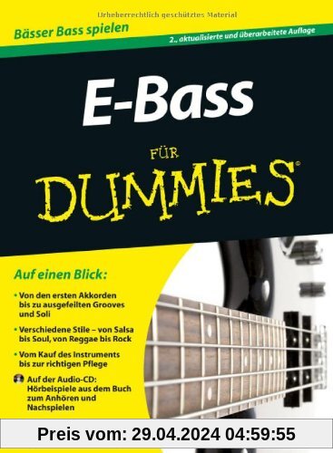 E-Bass für Dummies (Fur Dummies)