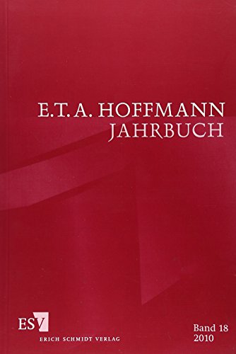 E.T.A. Hoffmann-Jahrbuch 2010 von Erich Schmidt Verlag