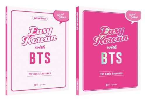 EASY KOREAN with BTS - for Basic Learners | 2-Book Set: Studentbook & Workbook