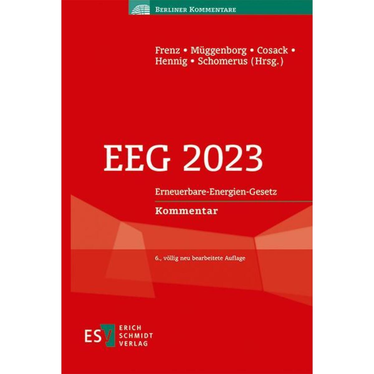 EEG 2023 von Schmidt, Erich Verlag