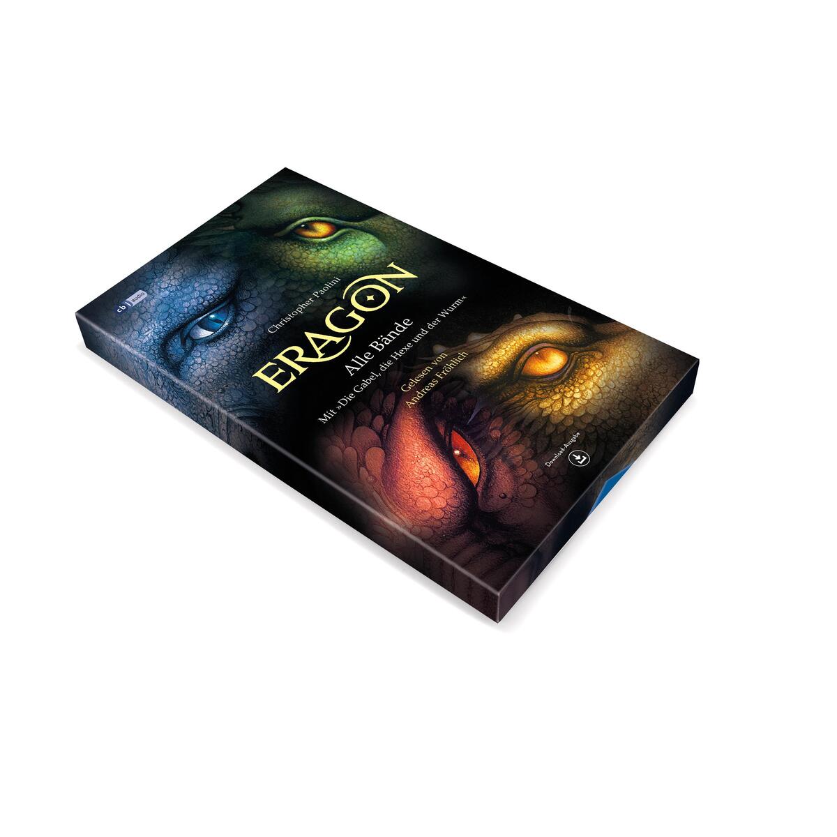 ERAGON. Alle vier Bände und &#039;Die Gabel, die Hexe und der Wurm&#039; - Hörbuch-Box mit... von cbj audio