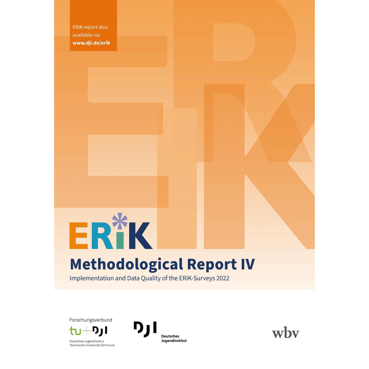 ERiK-Methodological Report IV ERiK-Methodological Report IV von wbv Media GmbH
