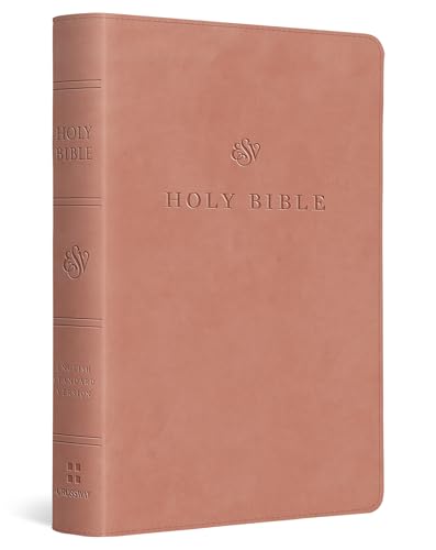 ESV Large Print Compact Bible (Trutone, Blush Rose)