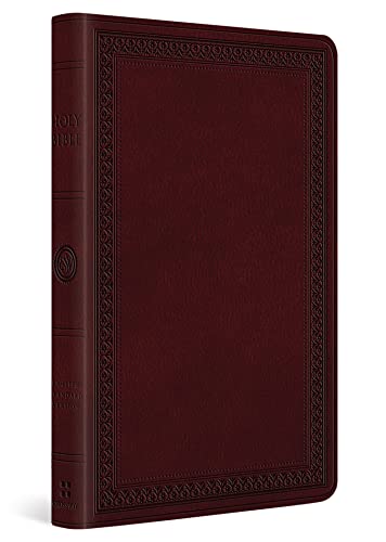 Large Print Value Thinline Bible-ESV-Border Design: English Standard Version, TruTone, Mahogany, Border von Crossway Books