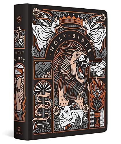 ESV Single Column Journaling Bible, Artist Series, Red Letter (Hardcover, Joshua Noom, the Lion and the Lamb) von Crossway Books