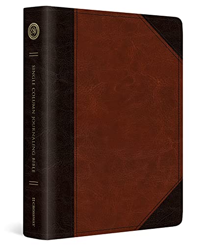 ESV Single Column Journaling Bible (Trutone, Brown/Cordovan, Portfolio Design) von Crossway Books