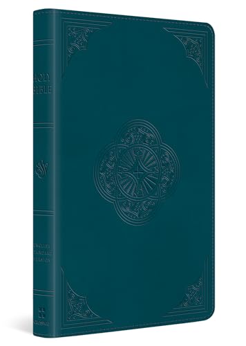 ESV Thinline Bible (Trutone, Deep Teal, Rotunda Design)