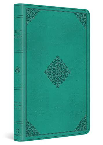 The Holy Bible: English Standard Version, Value Thinline Bible, Trutone, Teal, Ornament Design von Crossway Books