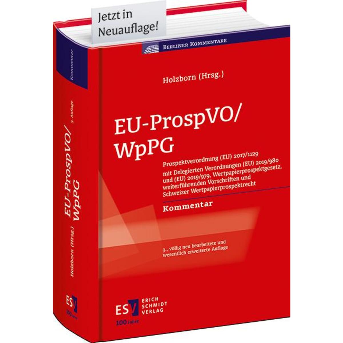 EU-ProspVO/WpPG EU-ProspVO/WpPG von Schmidt, Erich Verlag