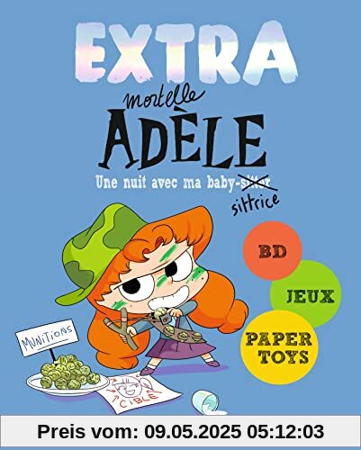 EXTRA Mortelle Adèle T1 - Une nuit chez ma babysittrice