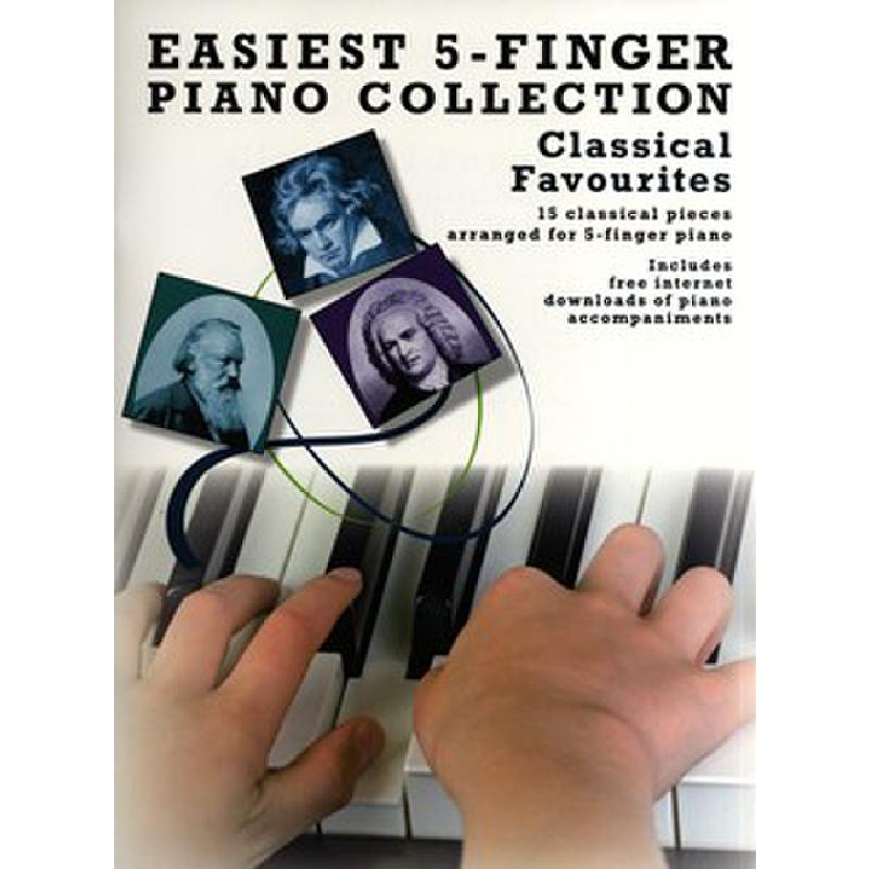Easiest 5 finger piano collection - classical favourites