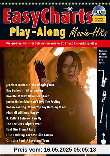 Easy Charts Play-Along Sonderband: Movie Hits!: Die größten Hits spielerisch leicht gesetzt. Sonderband 1. C/Eb/Bb-Instrument. Spielbuch mit CD. (Music Factory)