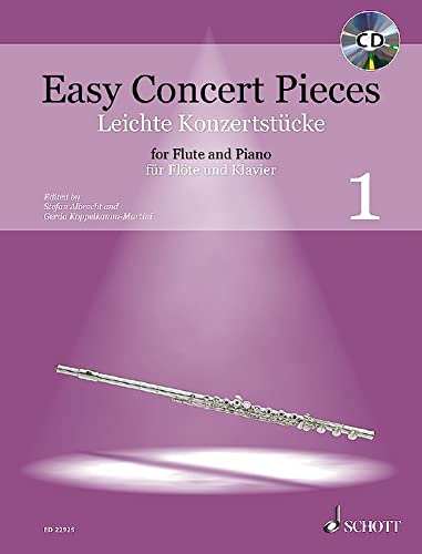 Easy Concert Pieces: 16 Pieces from 5 Centuries. Band 1. Flöte und Klavier. Ausgabe mit CD.: 16 Stücke aus 5 Jahrhunderten. Band 1. Flöte und Klavier.