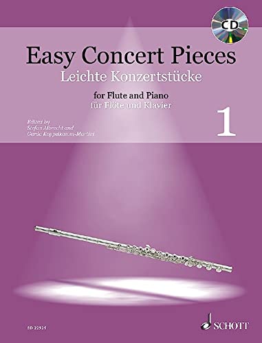 Leichte Konzertstücke: 16 Stücke aus 5 Jahrhunderten. Band 1. Flöte und Klavier. (Easy Concert Pieces, Band 1)