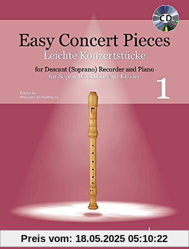 Easy Concert Pieces: 30 Pieces from 5 Centuries. Band 1. Sopran-Blockflöte und Klavier. Ausgabe mit CD. Easy Concert Pieces: 30 Pieces from 5 Centuries. Band 1. Sopran-Blockflöte und Klavier. Ausgabe mit CD.