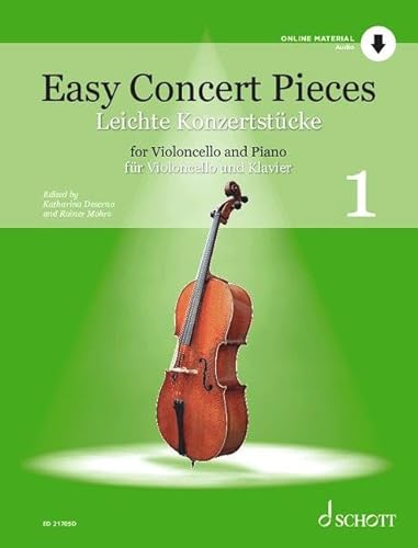 Leichte Konzertstücke: Band 1. Violoncello und Klavier. (Easy Concert Pieces, Band 1, Band 1) von Schott Music