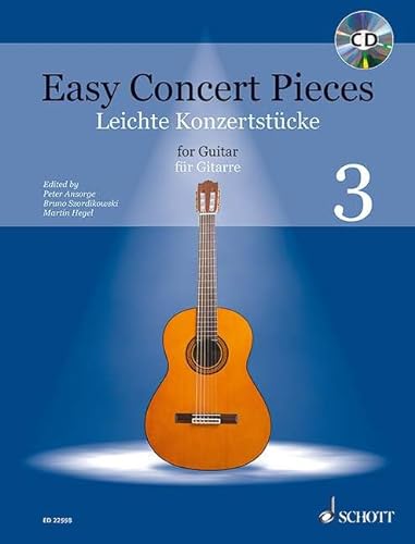 Leichte Konzertstücke: Band 3. Gitarre. (Easy Concert Pieces, Band 3)