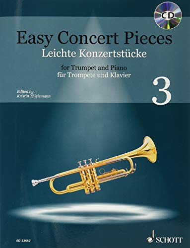 Leichte Konzertstücke: 22 Stücke aus 5 Jahrhunderten. Band 3. Trompete und Klavier. (Easy Concert Pieces, Band 3) von Schott Music