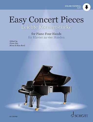 Leichte Konzertstücke: für Klavier zu vier Händen. Klavier zu 4 Händen. (Easy Concert Pieces)