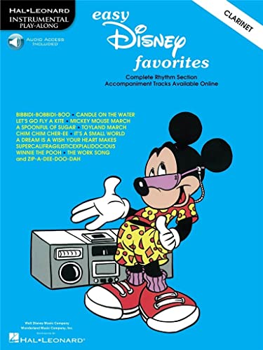 Easy Disney Favorites For Clarinet Clt Book/Cd