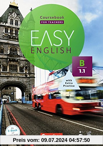 Easy English: B1: Band 1 - Kursbuch - Kursleiterfassung: Mit Audio-CD, Aussprachetrainer und Video-DVD