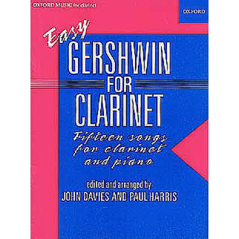 Easy Gershwin for clarinet