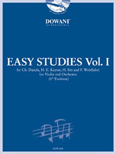 Easy Studies, Volume 1 (First Position): For Violin and Orchestra von Dowani