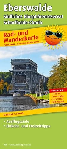 Eberswalde - Südliches Biosphärenreservat Schorfheide-Chorin: Rad- und Wanderkarte mit Ausflugszielen, Einkehr- & Freizeittipps, wetterfest, reßfest, ... 1:50000 (Rad- und Wanderkarte: RuWK) von FREYTAG-BERNDT UND ARTARIA