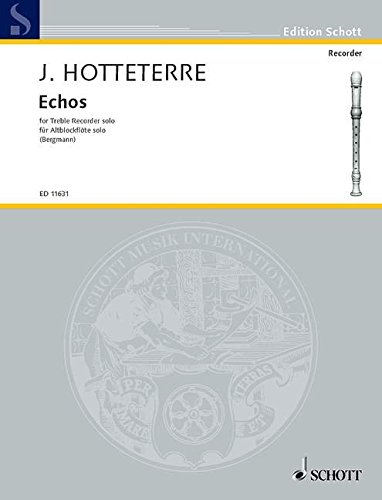 Echos: Blockflöte (Flöte). (Edition Schott) von Schott Music Ltd.,  London