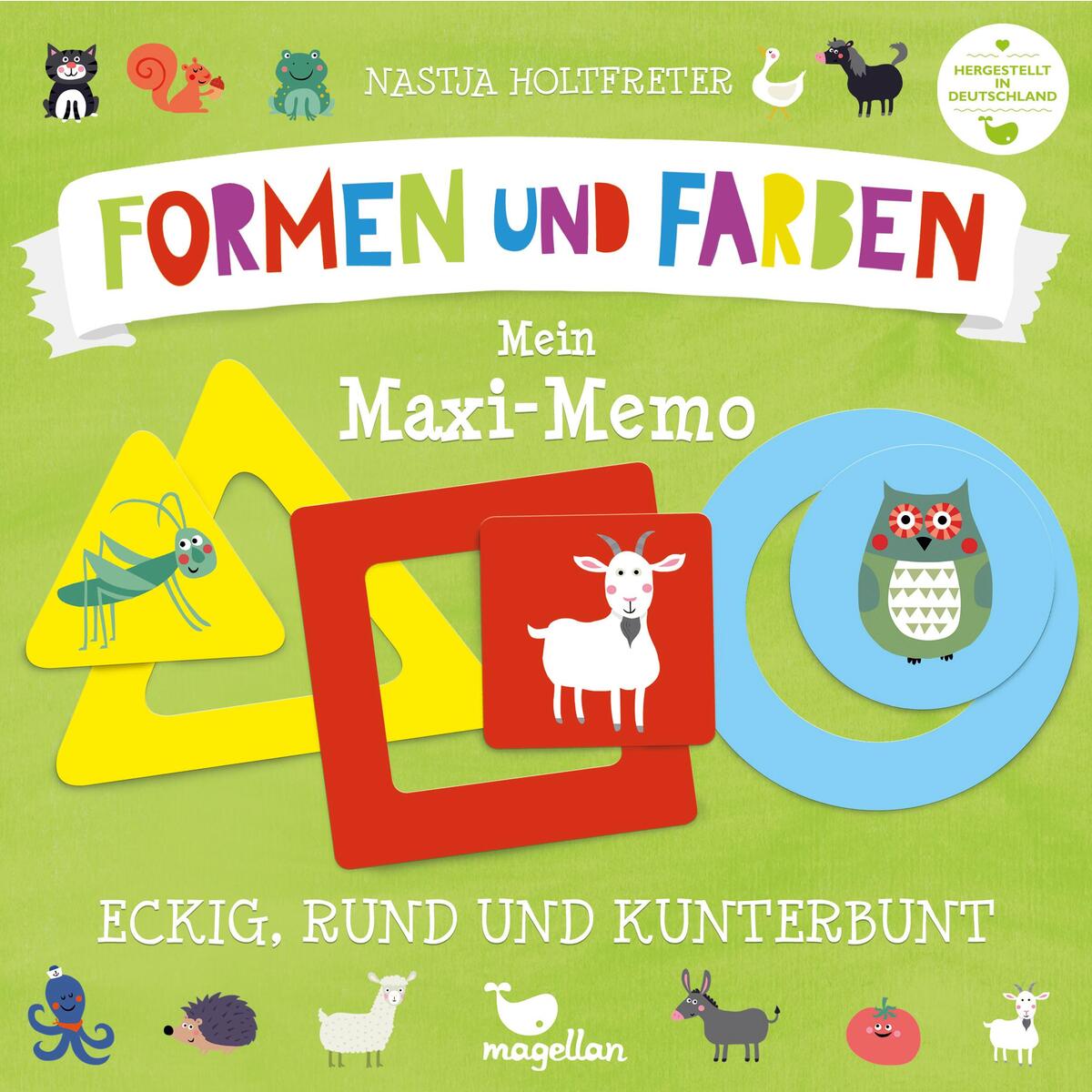 Eckig, rund und kunterbunt - Mein Maxi-Memo - Formen und Farben Eckig, rund und kunterbunt - Mein Maxi-Memo - Formen und Farben von Magellan GmbH