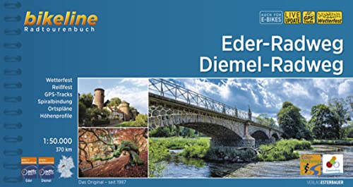 Eder-Radweg • Diemel-Radweg: 1:50.000, 370 km (Bikeline Radtourenbücher) von Esterbauer