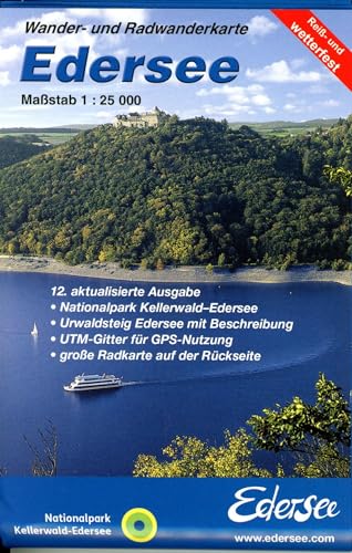 Edersee: Rad- und Wanderkarte Edersee: Rad- und Wanderkarte