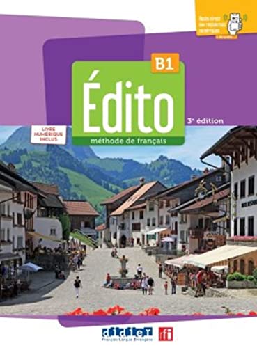 Édito B1, 3e édition - Édition hybride: Méthode de français. Livre de l'élève + code numérique didierfle.com (24 mois)