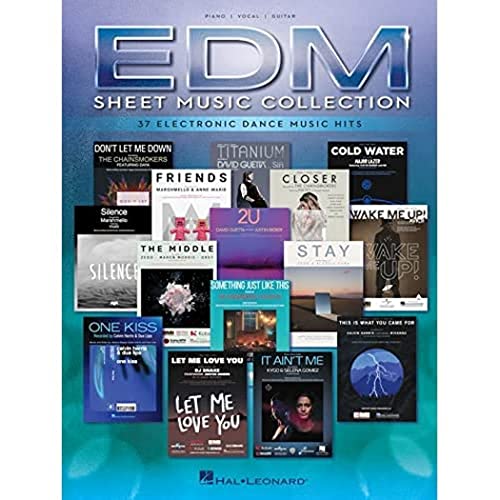 Edm Sheet Music Collection: 37 Electronic Dance Music Hits: 37 Electronic Dance Music Hits: Piano/Vocal/Guitar von HAL LEONARD