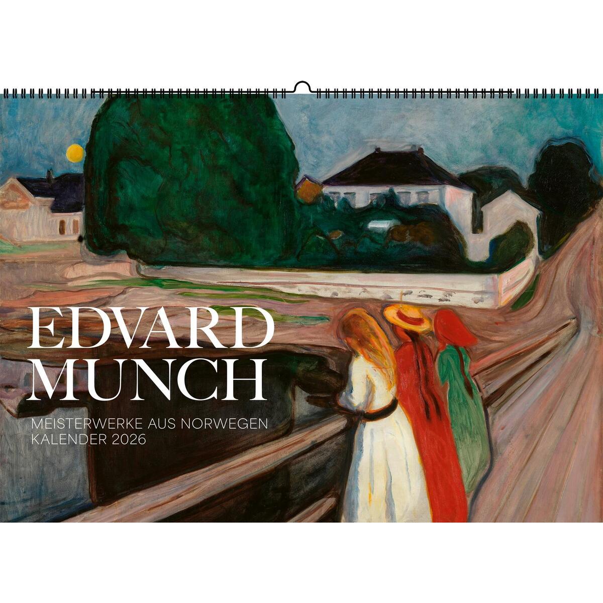 Edvard Munch. Wandkalender 2026 von Favoritenpresse