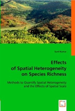 Effects of Spatial Heterogeneity on Species Richness von VDM Verlag Dr. Müller / VDM Verlag Dr. Müller e.K.