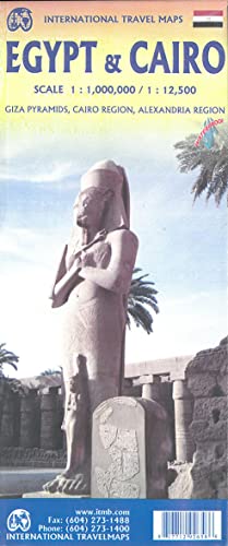 Egypt / Ägypten & Cairo 1:1.000.000 / 1:12.500: Giza Pyramids, Cairo Region, Alexandria Region