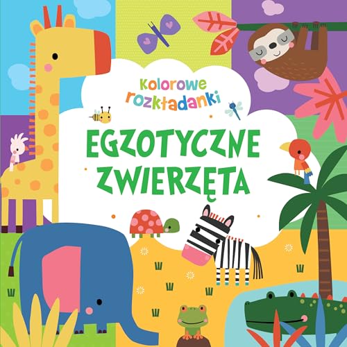 Egzotyczne zwierzęta. Kolorowe rozkładanki von Olesiejuk
