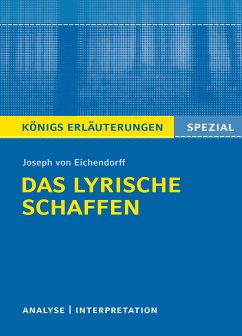 Eichendorff. Das lyrische Schaffen (eBook, PDF) von Bange, C
