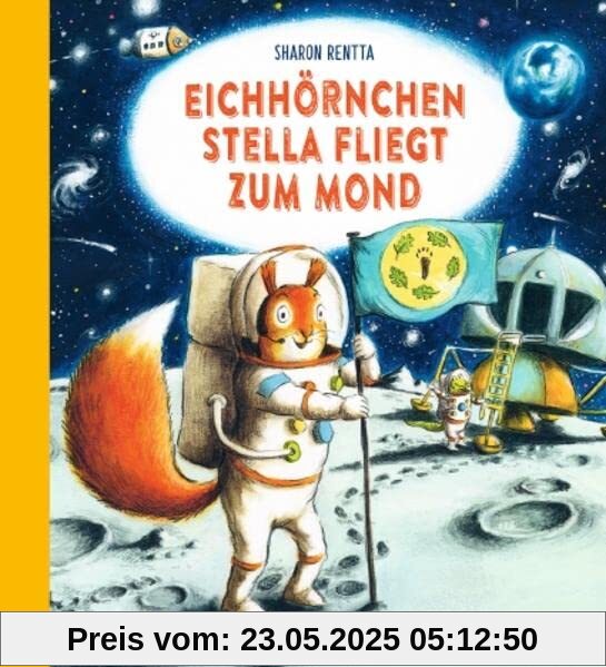 Eichhörnchen Stella fliegt zum Mond