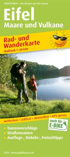 Eifel, Maare und Vulkane: Rad- und Wanderkarte mit Ausflugszielen, Einkehr- & Freizeittipps, wetterfest, reissfest, abwischbar, GPS-genau. 1:50000 (Rad- und Wanderkarte: RuWK)