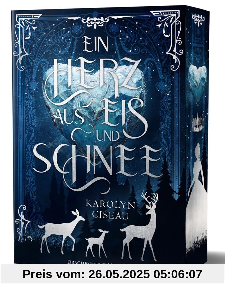 Ein Herz aus Eis und Schnee: Märchenhafte Romantasy mit magischem Winter-Setting | mit Farbschnitt-Garantie