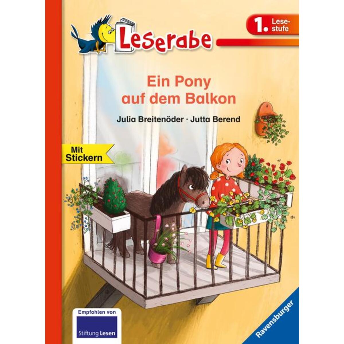 Ein Pony auf dem Balkon - Leserabe 1. Klasse - Erstlesebuch für Kinder ab 6 Jahr... Ein Pony auf dem Balkon - Leserabe 1. Klasse - Erstlesebuch für Kinder ab 6 Jahr... von Ravensburger Verlag