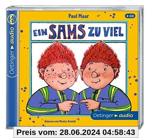 Ein Sams zu viel (2 CD): Ungekürzte Lesung, ca. 130 Min.