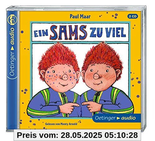 Ein Sams zu viel (2 CD): Ungekürzte Lesung, ca. 130 Min.