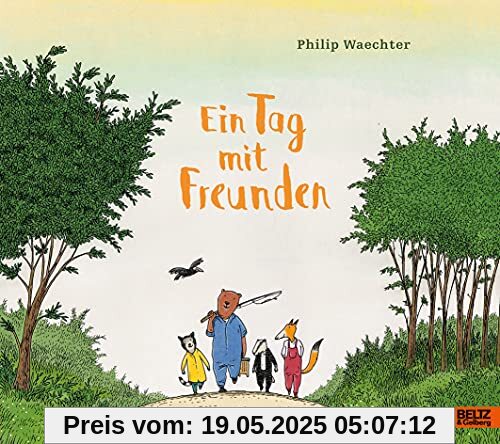 Ein Tag mit Freunden: Vierfarbiges Bilderbuch