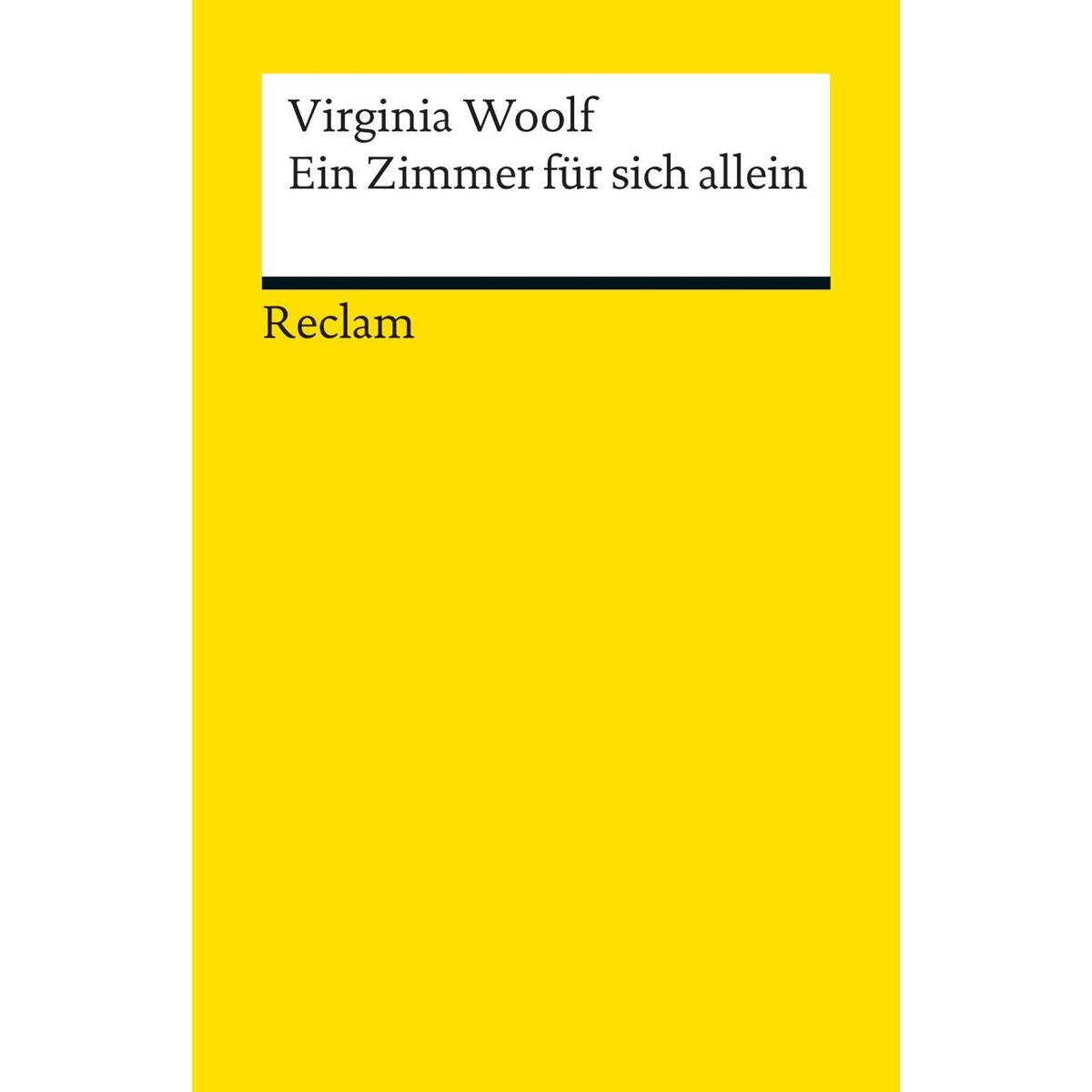 Ein Zimmer für sich allein Ein Zimmer für sich allein von Reclam Philipp Jun.