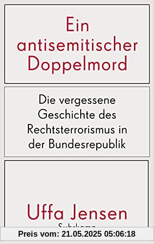 Ein antisemitischer Doppelmord: Die vergessene Geschichte des Rechtsterrorismus in der Bundesrepublik Ein antisemitischer Doppelmord: Die vergessene Geschichte des Rechtsterrorismus in der Bundesrepublik