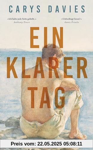 Ein klarer Tag: Roman - »Ich habe jede Seite geliebt.« Anthony Doerr